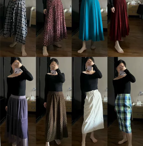 半身裙合集 百褶裙 一步裙 格子裙 学院风...