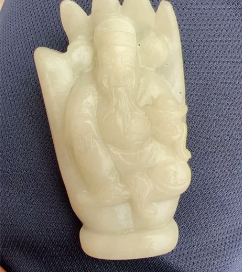 财神 和田玉雕。喜欢直接拍 感兴趣的话点“...