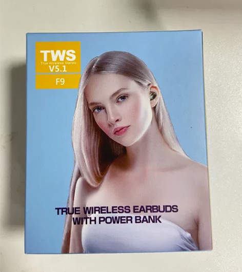 全新，无拆封，低价卖，新款F9无线双耳运动...