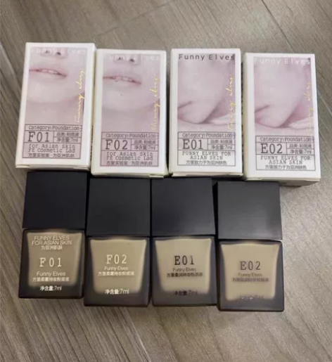 Funny Elves方里盈润粉底液遮瑕控...