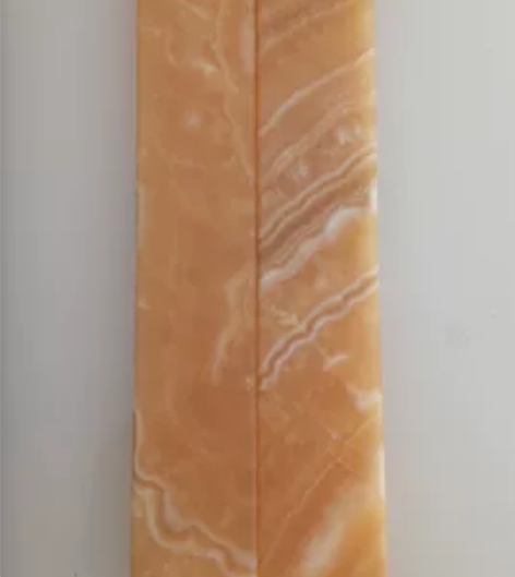 天然玉石镇尺，稀有黄色独一无二大尺寸长28...