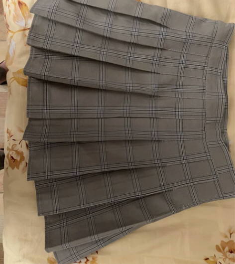 JK百褶裙，网格群，准确来说是裙裤里面很薄...