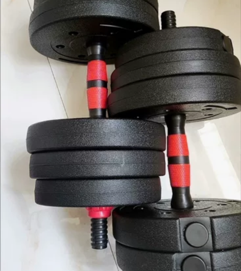 【清理库存】环保男士家用可调节哑铃杠铃组合...