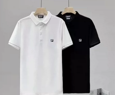 仅剩几十件斐乐冰丝Polo短袖商务休闲男女...