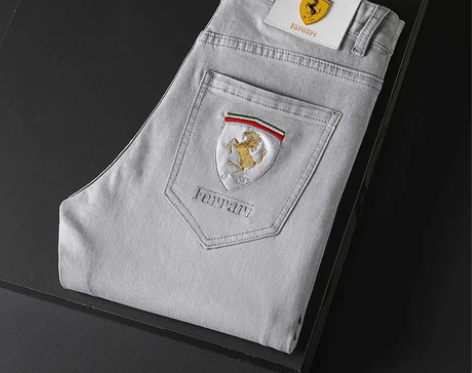 特价欧洲站清仓高档棉牛仔裤子男款，法拉利马...