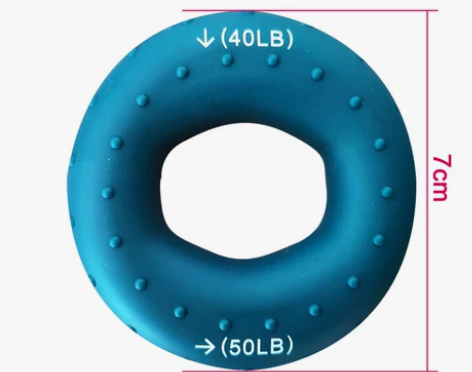 硅胶握力圈男女练臂肌训练手劲器材五指力量儿...