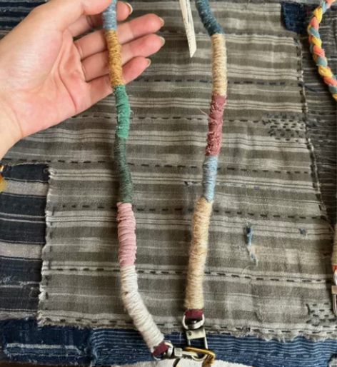 河rillwork原创植物染手工编织 手机...