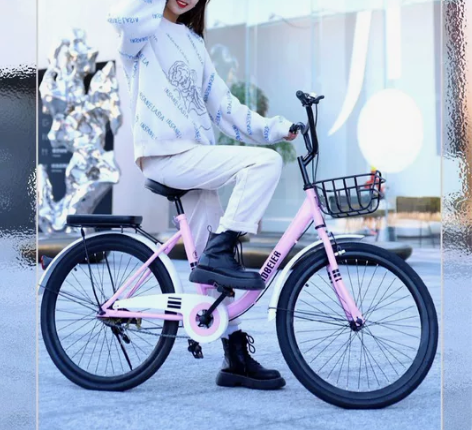 【全新当二手】成人自行车女士男士轻便复古单...