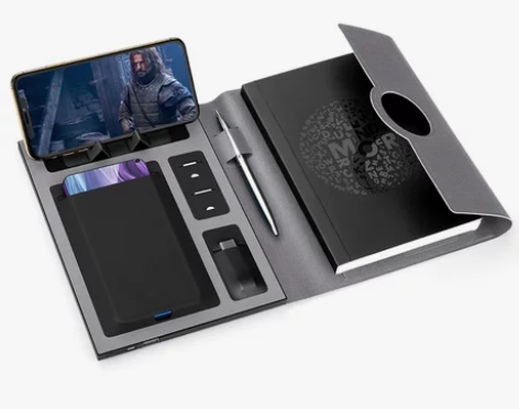 摩登MODERN多功能充电商务会议记事本A...