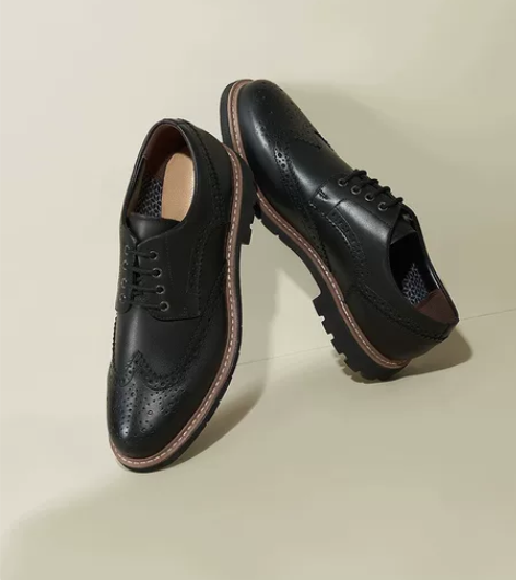 Clarks其乐男鞋春夏布洛克雕花英伦休闲...