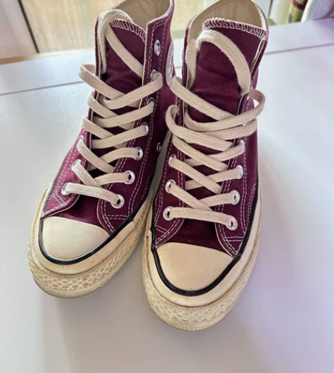 匡威正品鞋36.5码 没怎么穿，生完宝宝鞋...