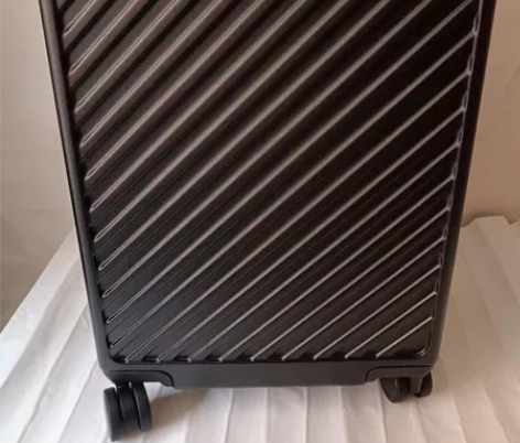 不莱玫正品行李箱第九度系列20寸商务斜条黑...