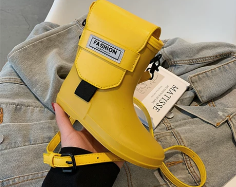 个性小众设计包包2021新款潮时尚儿童雨鞋...