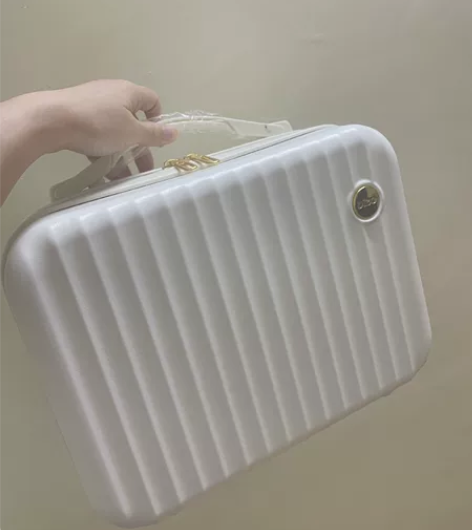 帝柏网红手提化妆箱 14寸行李箱 大容量时...