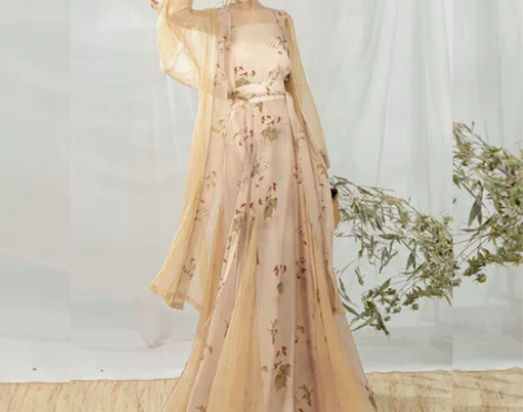 茗月萱原创汉服，全套m码，出过一次外景，裙...