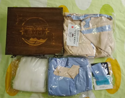 汉服 宿问三件套2 全新仅试穿 上衣l。下...