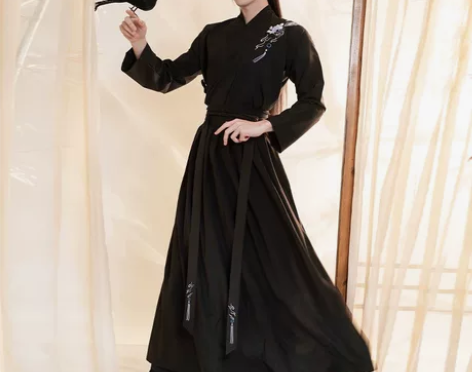 孤鲤中国风汉服男古风男士仙气原创情侣款古装...