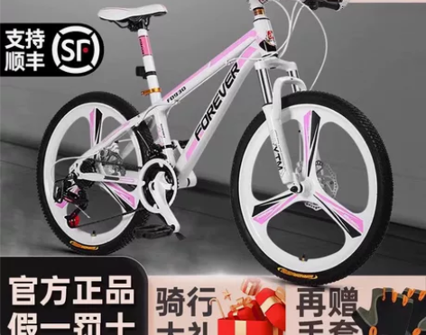 永久山地车自行车成人女式学生26寸27变速...