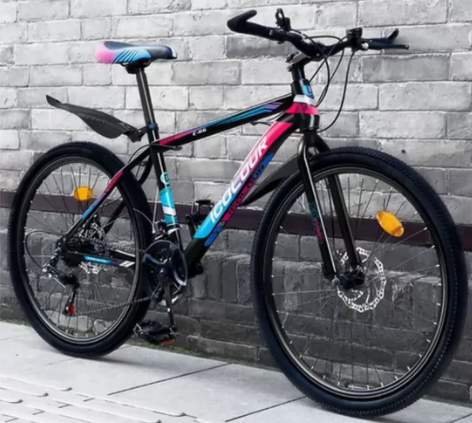 山地自行车男款变速越野单车男式赛车24寸2...