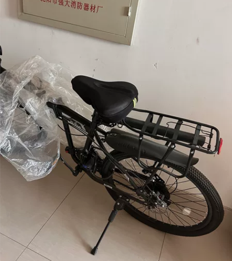 变速车，新车，折叠车，自己加上了后货架，前...