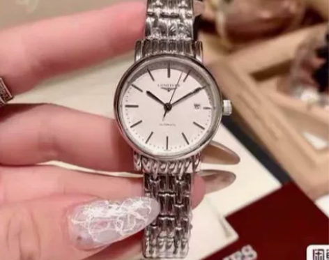 正品二手9成新++浪琴女士瑰丽系列全自动机...