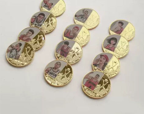 【低价！全新！】动漫灌篮高手整套纪念币纪念...