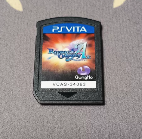 psv游戏卡仙境传说ace 中文裸卡，背面...