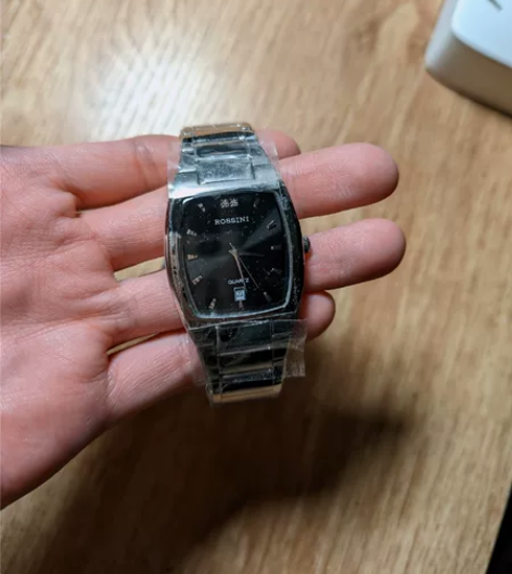 罗西尼全新石英手表1327W04B男表 共...