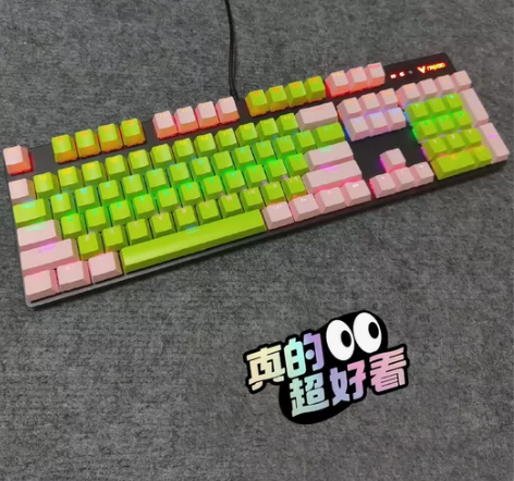 雷柏（Rapoo） V500PRO 有线背...