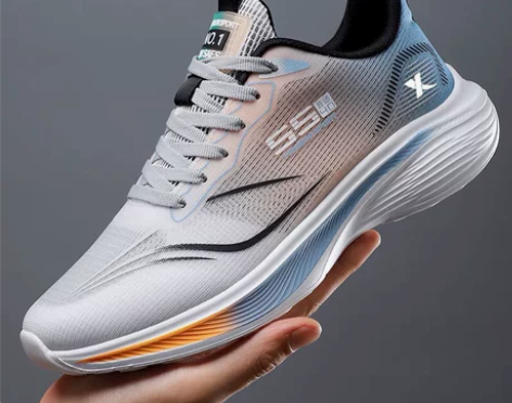 特步男鞋运动鞋夏季新款透气网面鞋青年学生跑...