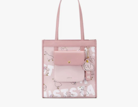 欧时纳 春夏 轻便 大容量 单肩包 俏皮粉...