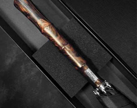 黑檀伞定制雨伞男士长柄复古风潮直柄商务大号...