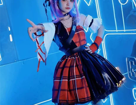 雾都小乔音你心动大全套cos服 假发两顶 ...