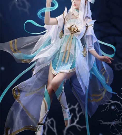 三分妄想王者荣耀cos服FMVP西施游龙清...