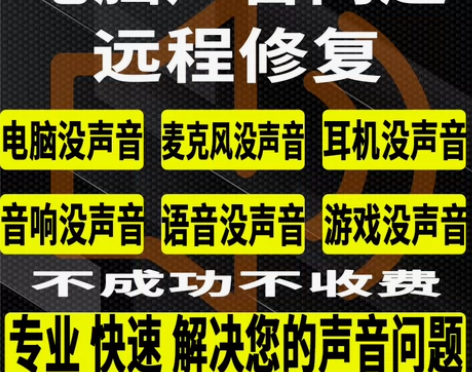 电脑维修系统重装远程故障咨询修复解决蓝屏卡...