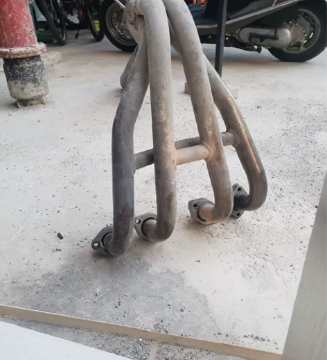 四缸重机排气全段，适合川崎西风750川崎z...