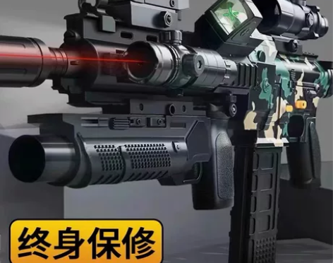 m416手自一体儿童男孩水晶玩具电动连发枪...