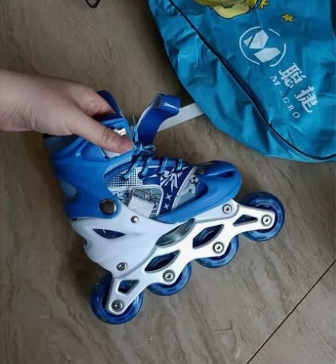 【全新包邮】3-12岁儿童溜冰鞋轮滑鞋全套...