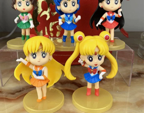 特价5款美少女战士公仔儿童玩具水冰月野兔卡...