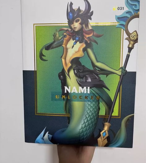 英雄联盟LOL 唤潮鲛姬娜美中型雕塑 游戏...