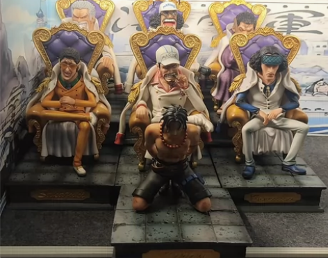 实拍图 海贼王海军大将     黄猿！赤犬...