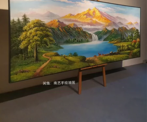 #装饰画挂画 手绘油画客厅装饰画欧式美式挂...