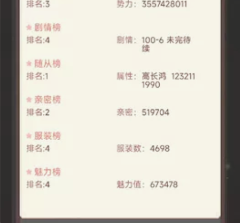 出鬼服婉君后宫宛如传v10账号势力榜3 春...