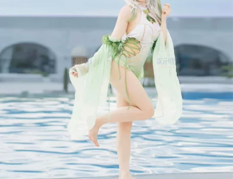 次元电台纳西妲cos小草神 原神同人衍生泳...