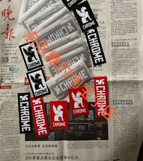 CHROME 贴纸 一包十张 ！（不拆卖）...