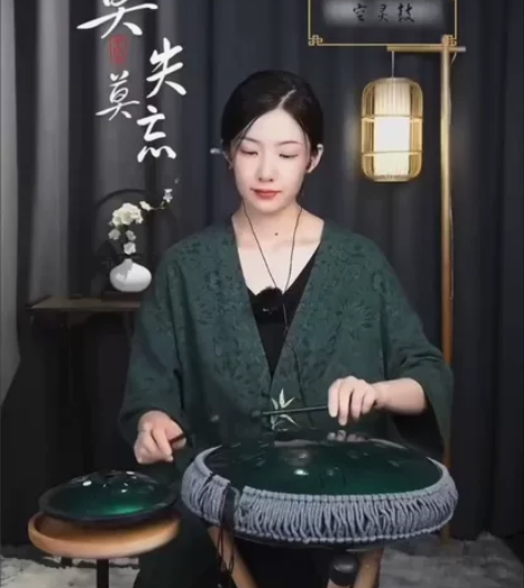 不要了，便宜送人，全新鲁儒空灵鼓15音13...