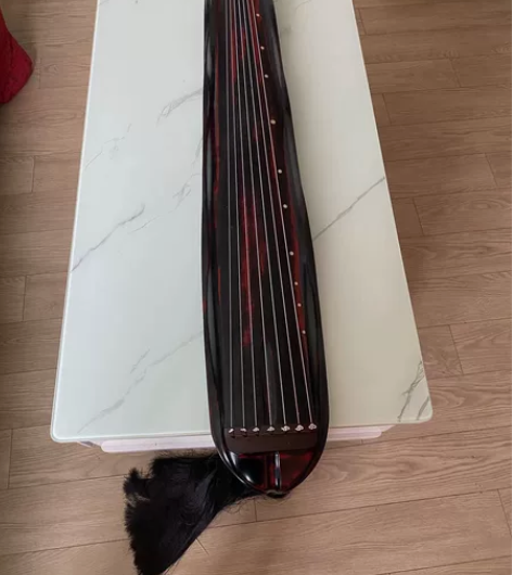 【特价转让】极品鎏金蕉叶业生漆古琴,演奏老...