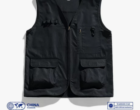 回力国潮牌工装马甲男外穿摄影马夹多口袋机能...