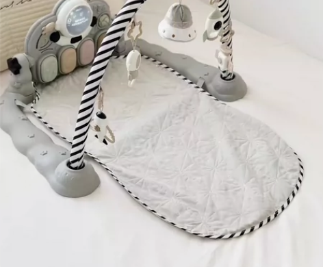 【品牌发货】贝易婴儿健身架脚踏钢琴新生儿礼...