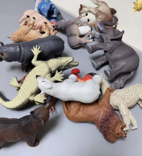 纽奇仿真动物模型 送认知卡！！升级新版收纳...